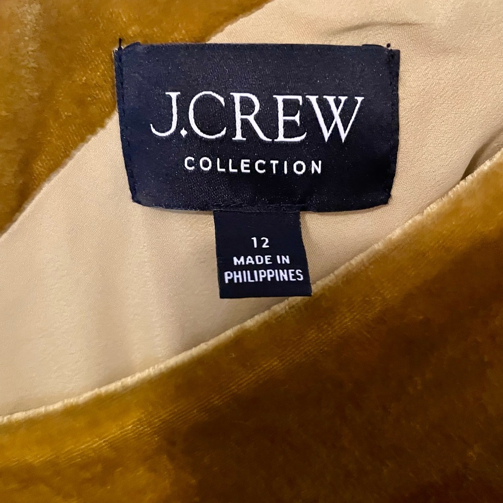 Gold Velvet Dress 12 NWT - Picture 10 of 10